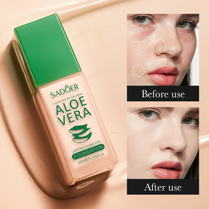 SADOER Aloe Vera Long-Wearing Foundation Packaging Bottle 30ml