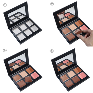 Private Label Waterproof Cream Contour Palette