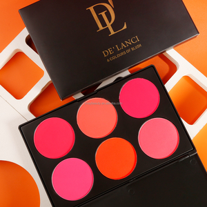 Wholesale 6 Color Cheek Blush Palette OEM