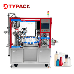 Automatic 2-head Skincare Cosmetics Filling and Capping Machine for All Kinds of Lotion and Cream Production Line