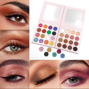 Wholesale 16 Shades Mineral Powder Eyeshadow Palette 26mm Pan