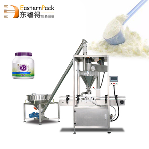 Bottle Cosmetic Jar Capping Automatic Line Vertical For Milk Washing And Sterile Powders Flour Filling Powder Packing Machine