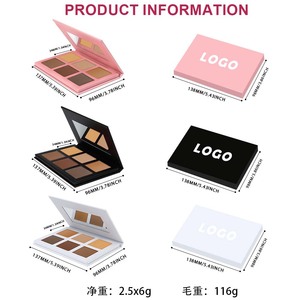 Bulk 6 Color Concealer Cream Contour Palette Custom Logo