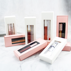 Custom Private Label Lip Gloss Lip Liner Set Organic Liquid Lipstick Kit