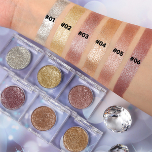 Customized Hot Sale Vegan Cruelty Free Sparkly Glitter Eyeshadow
